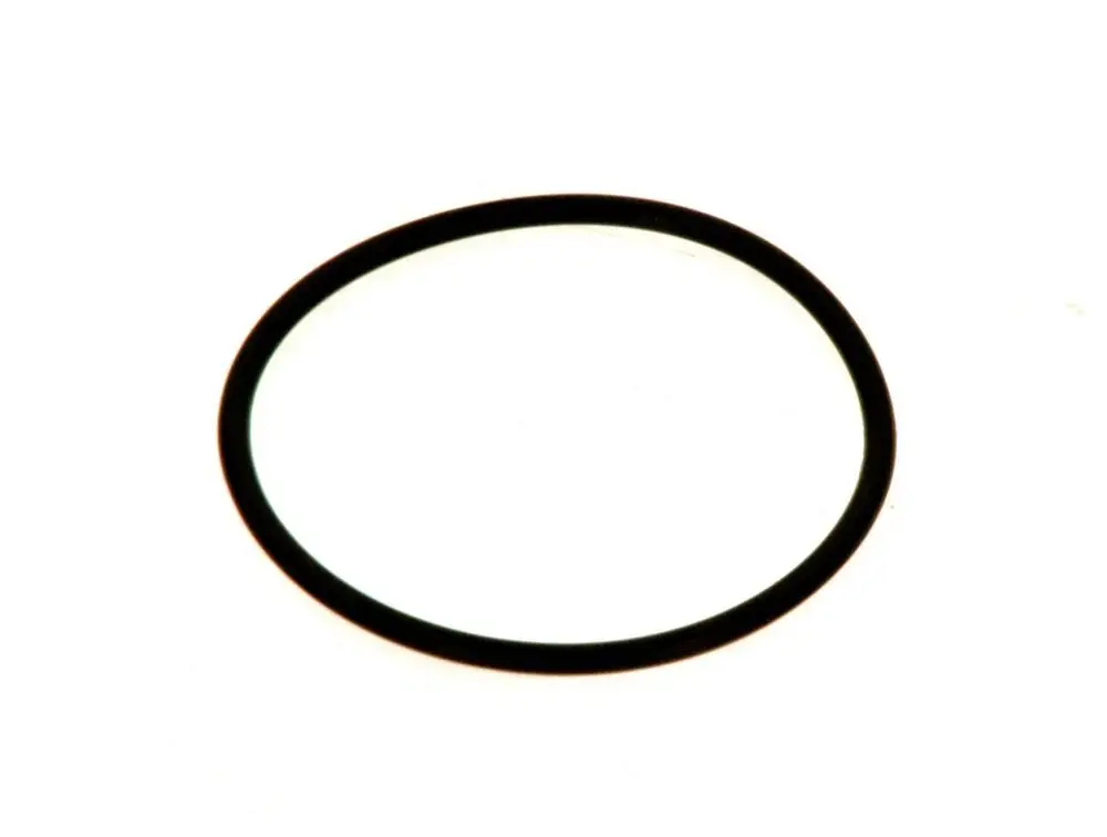 Schwarzer O-Ring von Bosch, kreisförmig, auf hellem Hintergrund.